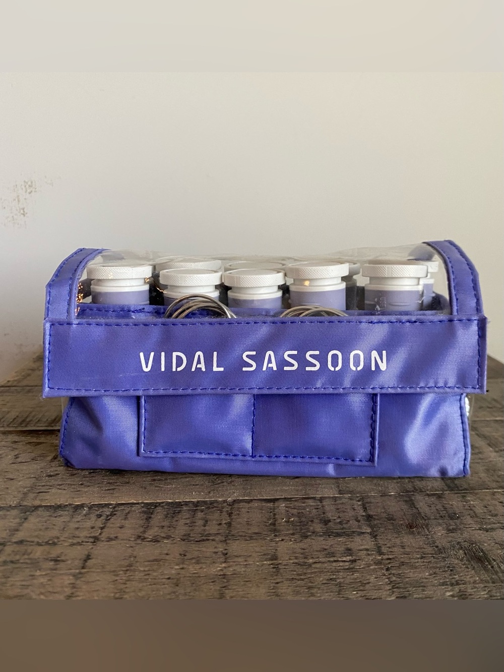 Vidal Sassoon Hot Rollers Curlers Electric Heated Travel With 10 Clips